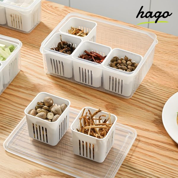 (১পিস) 6-In-1 Kitchen Storage Box - Image 2